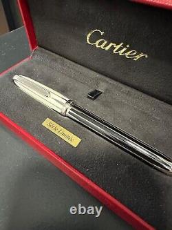 Louis Cartier Backgammon Platinum Finish Limited Edition Fountain Pen 93/1847