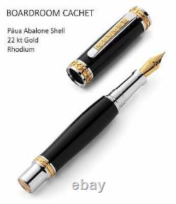 Luxury Fountain Pen Pitchman Closer Jet Black Fountain Pen Men's Pens