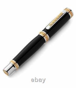 Luxury Fountain Pen Pitchman Closer Jet Black Fountain Pen Men's Pens