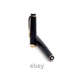 MONTBLANC 18C Gold 750 MEISTERSTUCK No. 14 Piston Fountain Pen Black