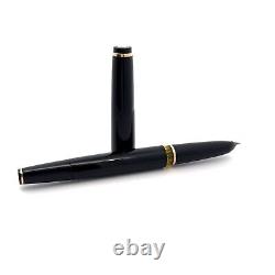 MONTBLANC 18C Gold 750 MEISTERSTUCK No. 14 Piston Fountain Pen Black