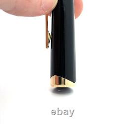 MONTBLANC 18C Gold 750 MEISTERSTUCK No. 14 Piston Fountain Pen Black