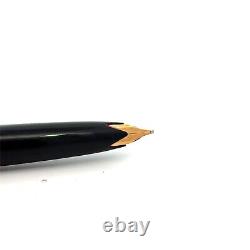 MONTBLANC 18C Gold 750 MEISTERSTUCK No. 14 Piston Fountain Pen Black