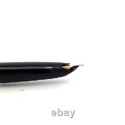 MONTBLANC 18C Gold 750 MEISTERSTUCK No. 14 Piston Fountain Pen Black