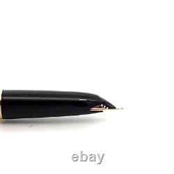 MONTBLANC 18C Gold 750 MEISTERSTUCK No. 14 Piston Fountain Pen Black