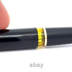 MONTBLANC 18C Gold 750 MEISTERSTUCK No. 14 Piston Fountain Pen Black