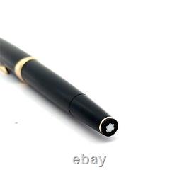 MONTBLANC 18C Gold 750 MEISTERSTUCK No. 14 Piston Fountain Pen Black