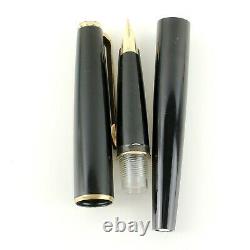 MONTBLANC Fountain Pen Black 14K 585 Nib Vintage Cartridge Filler