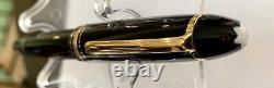 MONTBLANC MEISTERSTÜCK LEGRAND FOUNTAIN PEN, BLACK ENAMEL With GOLD, MEDIUM NIB