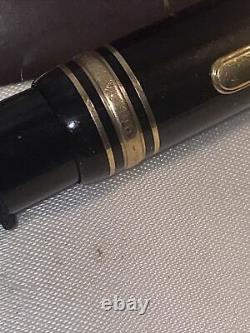 MONTBLANC Meisterstuck 146 LeGrand 4810 Black Resin Fountain Pen, 14K Gold Nib