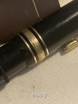 MONTBLANC Meisterstuck 146 LeGrand 4810 Black Resin Fountain Pen, 14K Gold Nib