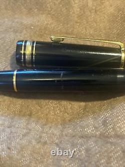 MONTBLANC Meisterstuck 146 LeGrand 4810 Black Resin Fountain Pen, 14K Gold Nib