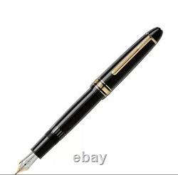 MONTBLANC Meisterstuck Le-Grand 146 Black Fine Nib (F) Fountain Pen 13660