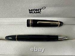 MONTBLANC Meisterstuck Le-Grand 146 Black Fine Nib (F) Fountain Pen 13660