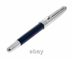 MONTBLANC Meisterstuck Solitaire Doue Blue Classique Rollerball Pen 112894