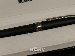 MONTBLANC Meisterstuck Solitaire Ultra Black M 18K Nib 145 Fountain Pen, MINT