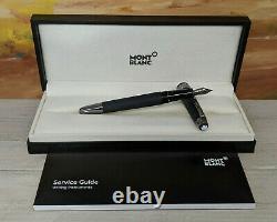 MONTBLANC Meisterstuck Ultra Black Classique 145 Fountain Pen, NOS