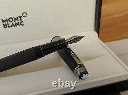 MONTBLANC Meisterstuck Ultra Black Classique 145 Fountain Pen, NOS