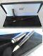 Montblanc Penna Stilografica Resina Nera Anni'50+ Scatola Black Fountain Pen