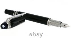 MONTBLANC StarWalker Fine (F) Black Precious Resin Fountain Pen 118844