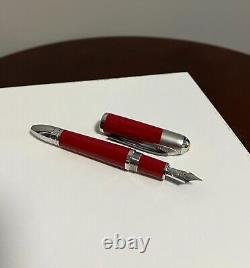 MSRP$1215 MONTBLANC Great Characters ENZO FERRARI Special Edition FOUNTAIN PEN M
