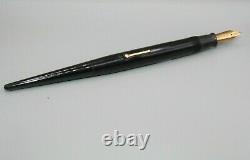 Mabie Todd & Company Black Lever Filler SWAN Fountain Pen 14K Nib Made in U. S. A