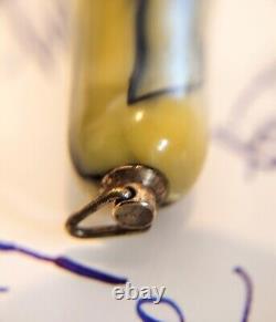 Mabie Todd Marble Ringtop Fountain Pen. 14 K. Mild flex. Restored