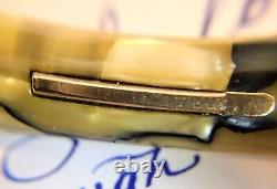 Mabie Todd Marble Ringtop Fountain Pen. 14 K. Mild flex. Restored