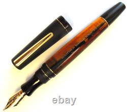 Maiora Impronte, Black & Orange, Slim Fountain Pen, New in Box