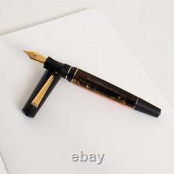 Maiora Impronte Oversize Orange & Black Fountain Pen