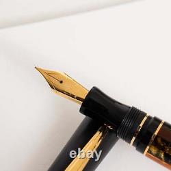 Maiora Impronte Oversize Orange & Black Fountain Pen