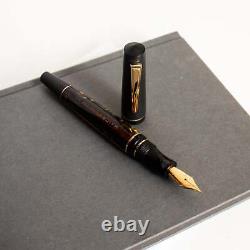 Maiora Impronte Oversize Orange & Black Fountain Pen