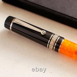 Maiora Mitho Origine Black & Orange Fountain Pen