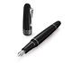 Maita Doctor Fountain Pen Black Italian Resin & Silver Special Edition