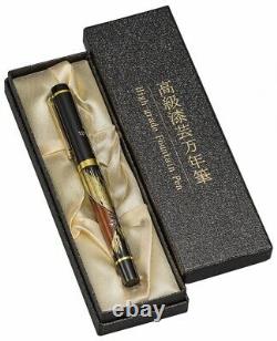 Maki-e Urushi Lacquer Makie Fountain Pen Yamanaka lacquerware Autumnflower Japan