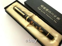 Maki-e Urushi Lacquer Makie Fountain Pen Yamanaka lacquerware Autumnflower Japan