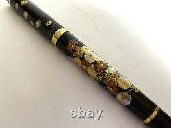 Maki-e Urushi Lacquer Makie Fountain Pen Yamanaka lacquerware Autumnflower Japan