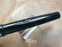 Marlen Fountainpen. It Aleph Fountain Pen Flex Nib Piston Fill In Black Numbrd