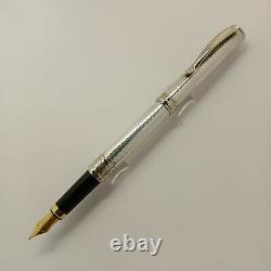 Marlen Sterling Silver 925 Fountain Pen Made in Italy