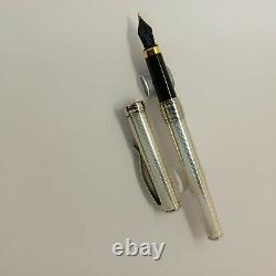 Marlen Sterling Silver 925 Fountain Pen Made in Italy