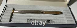 Modern Parker Fountain Pen 18K Nib Silver Plate # 68112 New in Box