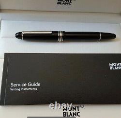 Mont Blanc 145-Meisterstuck Classique Platinum Fountain Pen, Medium Nib (106522)