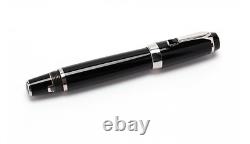 Mont Blanc Boheme Black and 14k white gold fountain pen with black stone