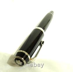 Mont Blanc Boheme Black and 14k white gold fountain pen with black stone