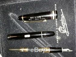 Mont Blanc black and gold fountain pen