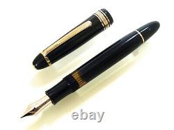 Montblanc 146 Meisterstück Black Piston Fp Vintage