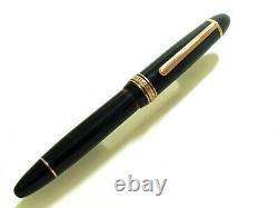 Montblanc 146 Meisterstück Black Piston Fp Vintage