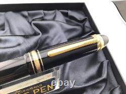 Montblanc 149 Fountain Pen 75th Anniversary withdiamond 18K STUB 1.1mm nib Boxed