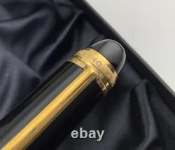 Montblanc 149 Fountain Pen 75th Anniversary withdiamond 18K STUB 1.1mm nib Boxed