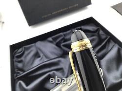 Montblanc 149 Fountain Pen 75th Anniversary withdiamond 18K STUB 1.1mm nib Boxed
